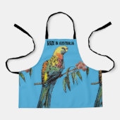 Rosella Parrot-Waterverf gemaakt in Australië Scho Schort (Voorkant)
