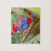 Rosella Vogels van Australië Legpuzzel (Verticaal)