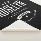 Roselyn gepersonaliseerde naam Birthday Sherpa Deken (3/4)