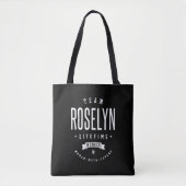 Roselyn gepersonaliseerde naam Birthday Tote Bag (Voorkant)