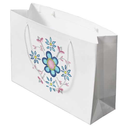 Rosemal Giftbag Large Cadeautasje (Achterkant Gekanteld)