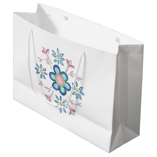 Rosemal Giftbag Large Cadeautasje (Voorkant Gekanteld)