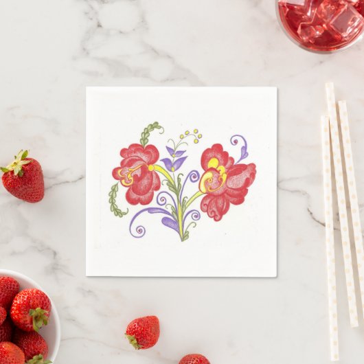 Rosemal Napkins Servetten (Insitu)
