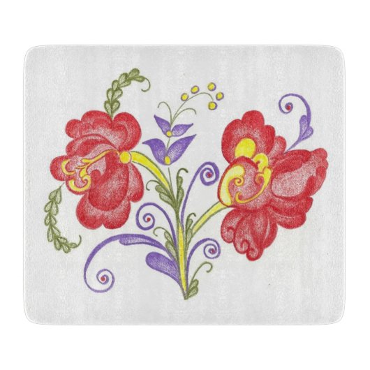 Rosemal snijboard snijplank (Voorkant)