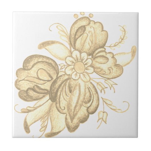 Rosemal van Neeter Tegeltje (Voorkant)