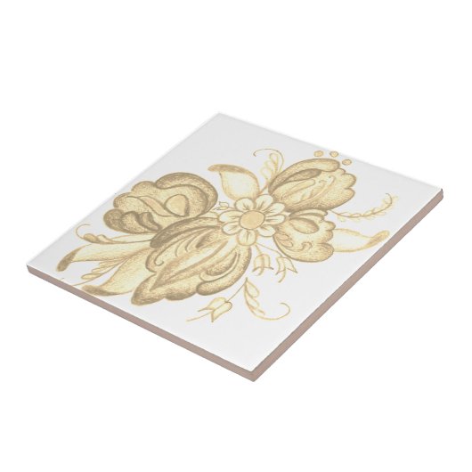 Rosemal van Neeter Tegeltje (Zijkant)