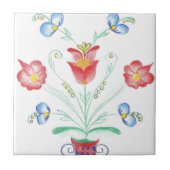 Rosemaling door Neeter Tegeltje (Voorkant)