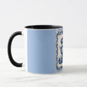 Rosemaling Monogram Prussian Blue Mok (Links)