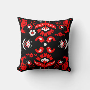 Rosemaling Noorse volks kunst Kussen