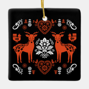 Rosemaling Noorse volkskunst Keramisch Ornament