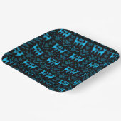 Rosemaling Noorse volkskunst Papieren Bordje (Gebogen)