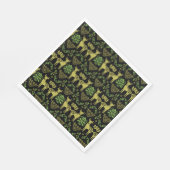 Rosemaling Noorse volkskunst Servet (Hoek)