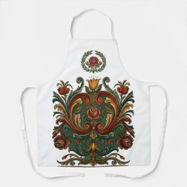 rosemaling schort