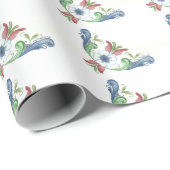 Rosemaling Wrapping Paper 2 Cadeaupapier (Rol Hoek)
