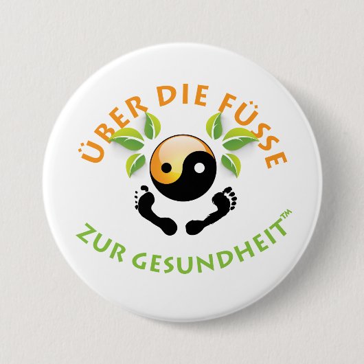 Rosemarie's Wohlfühl Oase Stiftf 7,2 cm rund1 Ronde Button 7,6 Cm (Voorkant)