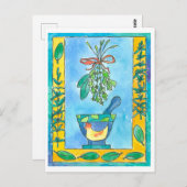 Rosemary Bay Laurel Koken Kruiden Briefkaart (Voorkant / Achterkant)