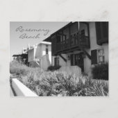 Rosemary Beach Black & White Briefkaart (Voorkant)