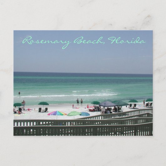 Rosemary Beach Florida Briefkaart (Voorkant)