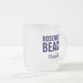 Rosemary Beach Florida Coffee Mug Matglas Koffiemok (Voorkant rechts)