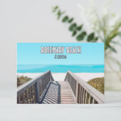 Rosemary Beach Florida Gulf Coast Flat Kaart (Staand voorkant)