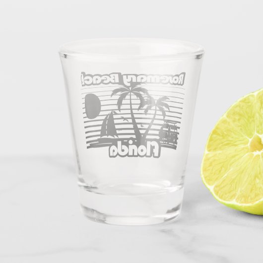 Rosemary Beach Florida Shot Glas (Achterkant)