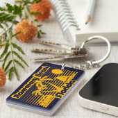 Rosemary Beach Florida Sleutelhanger (Voorkant Rechts)