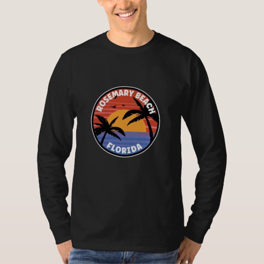 Rosemary Beach Florida Sunset Paradise T-shirt (Voorkant)