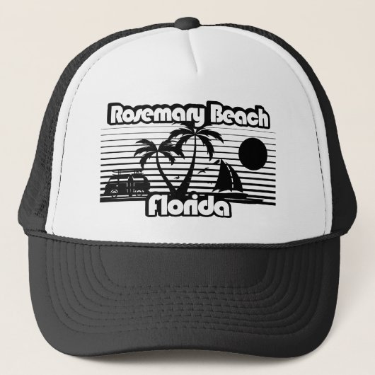 Rosemary Beach Florida Trucker Pet (Voorkant)