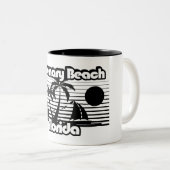 Rosemary Beach Florida Tweekleurige Koffiemok (Voorkant rechts)