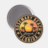 Rosemary Beach Florida - Vintage 60s Souvenirs Magneet (Voorkant / Achterkant)