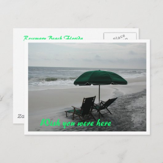 Rosemary Beach for 2 Briefkaart (Voorkant / Achterkant)