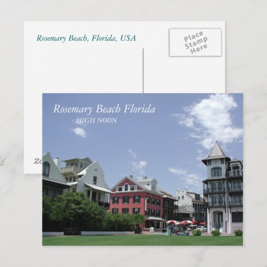 Rosemary Beach High Noon Briefkaart (Voorkant / Achterkant)