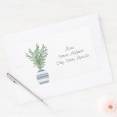 Rosemary & Blue Striped Vase Labels (Envelop)