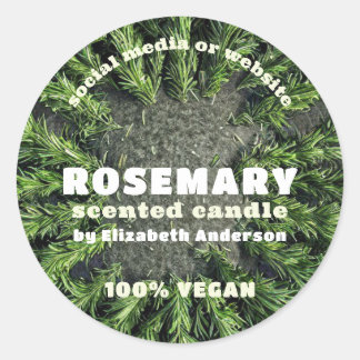 Rosemary Candle Ronde Sticker