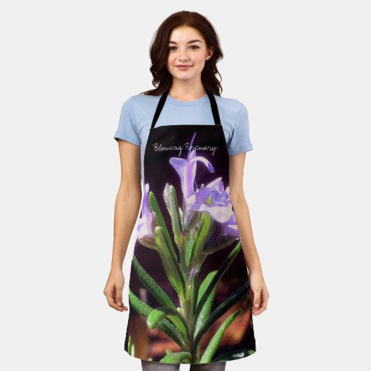 Rosemary Flowers Schort (Gedragen)