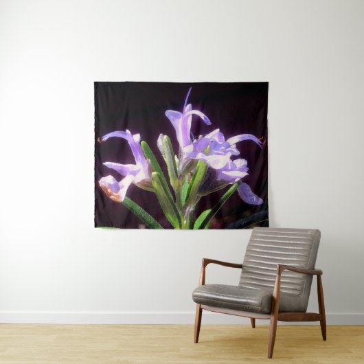 Rosemary Flowers Wandkleed (In Situ (horizontaal))