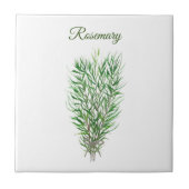 Rosemary Herb Greenery Kitchen Culinaire Groene Ki Tegeltje (Voorkant)