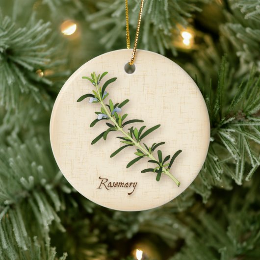 Rosemary Herb Keramisch Ornament (Boom)