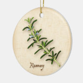 Rosemary Herb Keramisch Ornament (Links)