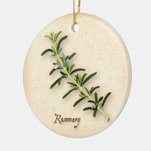 Rosemary Herb Keramisch Ornament (Links)