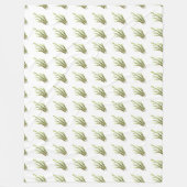 Rosemary herb keuken art greenery rustige chic fleece deken (Voorkant)