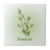 Rosemary Herbal Design Ceramic Tegel Tegeltje (Voorkant)