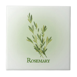 Rosemary Herbal Design Ceramic Tegel Tegeltje