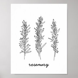 Rosemary Illustration Print