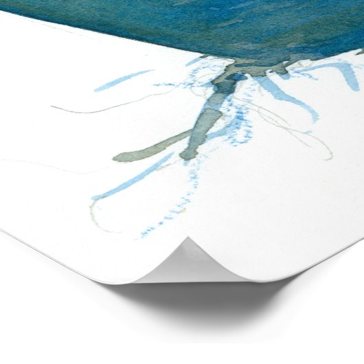 Rosemary Kitchen Herb Plant Waterverf schilderen Poster (Hoek)