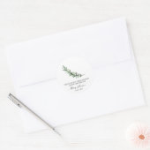 Rosemary Memorial Funeral Seed Packet Ronde Sticker (Envelop)