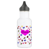 Rosemary, Name, with Bunnies, Butterflies, Birds Waterfles (Links)