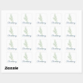 Rosemary Plant Vierkante Sticker (Vel)
