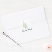Rosemary Plant Vierkante Sticker (Envelop)