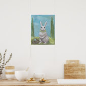 Rosemary Rabbit - Afdruk Poster (Keuken)